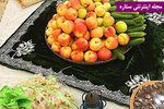 نمونه سفره آرایی حضرت ابوالفضل